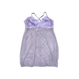 Savage X Fenty Women's Floral Glow Lace & Mesh Slip 2X